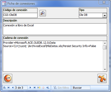 Conexión OleDB