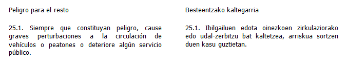 Ejemplo de inserción de enumeración en modo texto