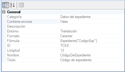 Propiedades de la variable