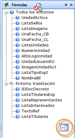 Cambiar la ubicación del panel lateral