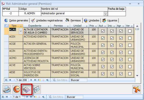 Asignar unidades administrativas y usuarios