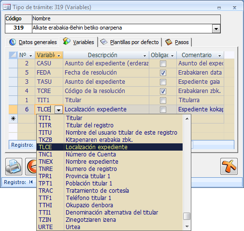 Paso 2: Agregar las variables