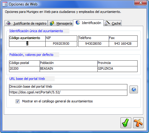 Identificación del ayuntamiento