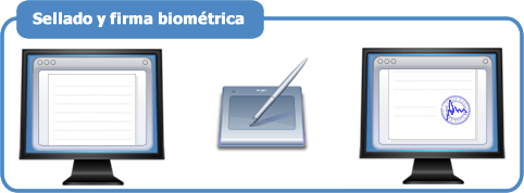 Sellado y firma biometrica