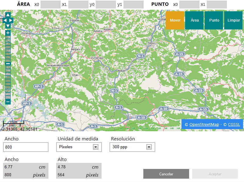 Editor de mapa web