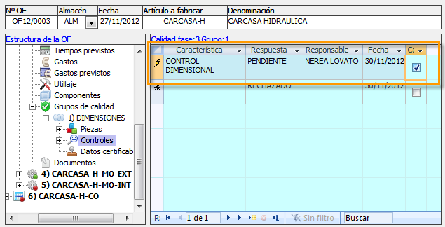 Agregar nuevos controles de calidad